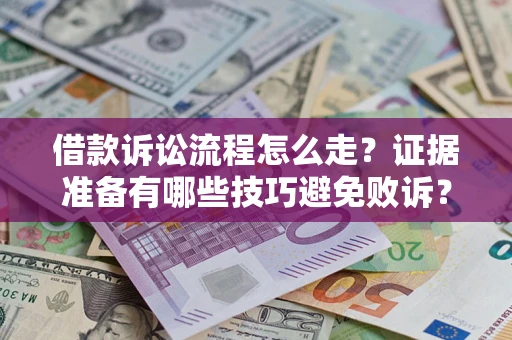 武汉借款诉讼流程怎么走？证据准备有哪些技巧避免败诉？