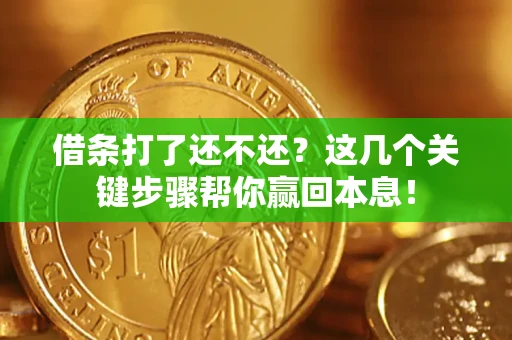 武汉借条打了还不还？这几个关键步骤帮你赢回本息！