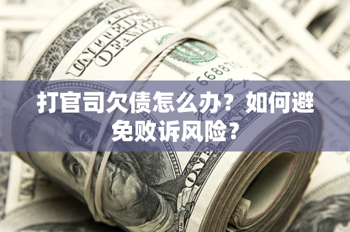 武汉打官司欠债怎么办？如何避免败诉风险？