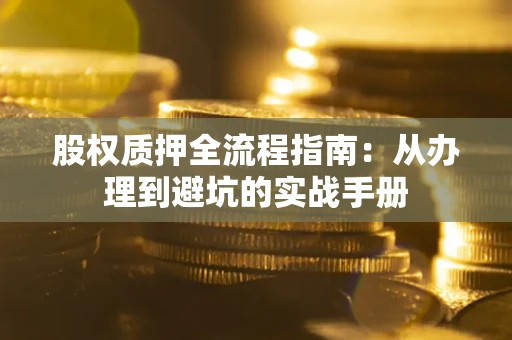 武汉股权质押全流程指南：从办理到避坑的实战手册