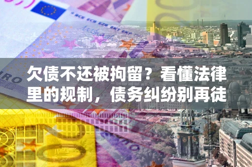 武汉欠债不还被拘留？看懂法律里的规制，债务纠纷别再徒劳奔波