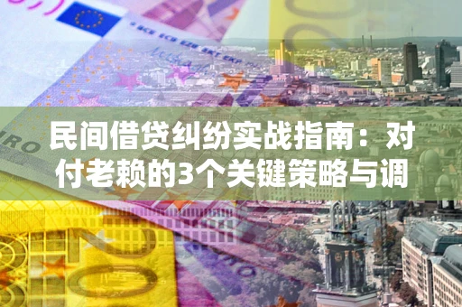 武汉民间借贷纠纷实战指南：对付老赖的3个关键策略与调解盲区解析