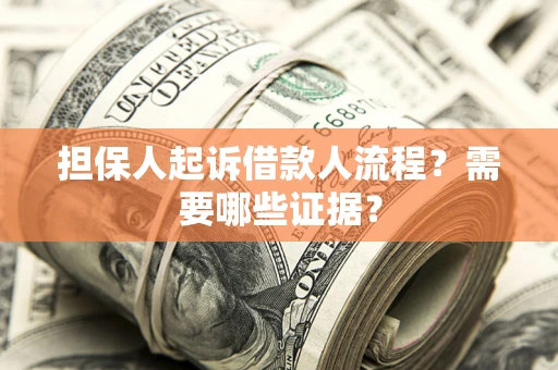 武汉担保人起诉借款人流程？需要哪些证据？