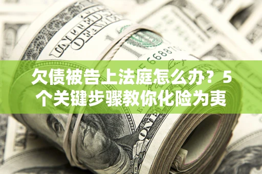 武汉欠债被告上法庭怎么办？5个关键步骤教你化险为夷