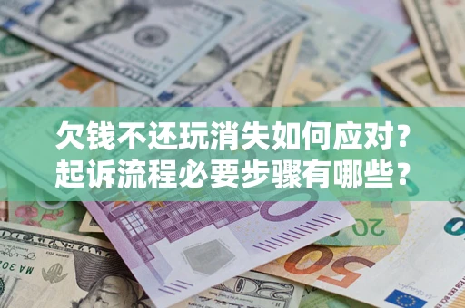武汉欠钱不还玩消失如何应对？起诉流程必要步骤有哪些？