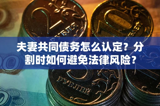 武汉夫妻共同债务怎么认定？分割时如何避免法律风险？
